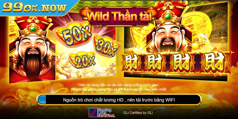 Giới thiệu về siêu phẩm Nổ hũ Wild Thần Tài 99OK